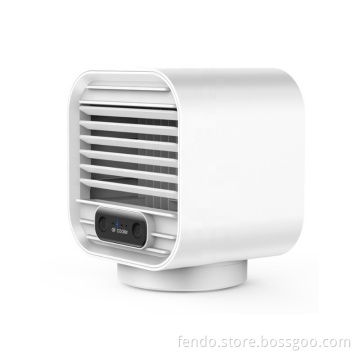 Portable Rechargeable Air Cooler: Low Noise Desktop Water Air Conditioner for Home